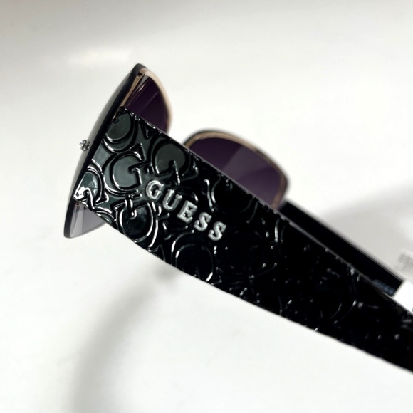 New GUESS Wrap Around Sunglasses GO00034 Acetate Embossed Black main image 7